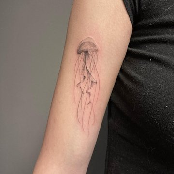 tatouage méduse