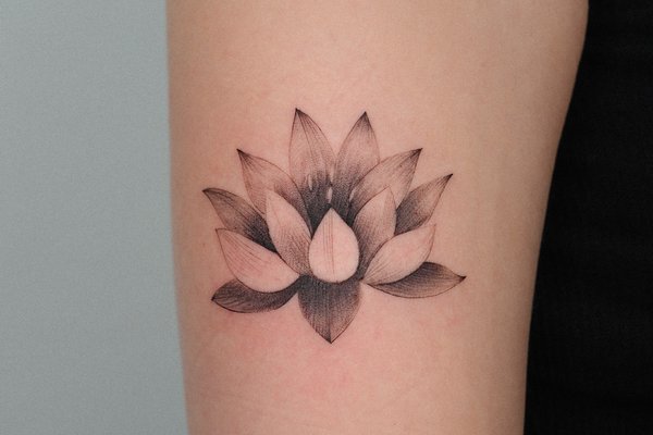 tatouage fleur de lotus