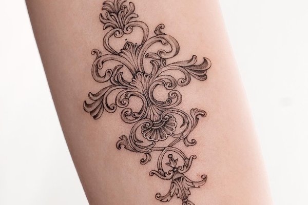 tatouage baroque