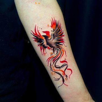 tatouage phoenix