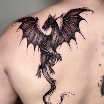 tatouage dragon