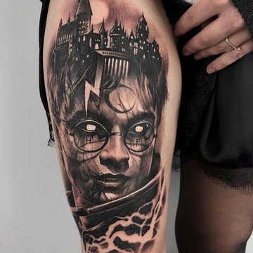 tatouage Harry Potter