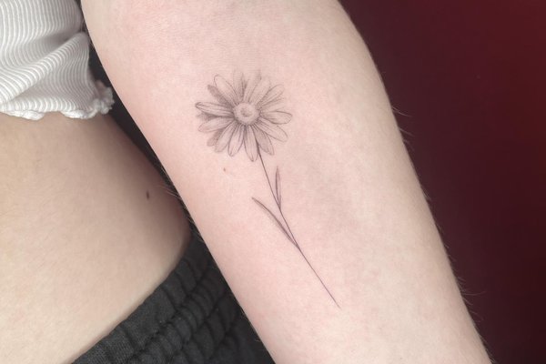 tatouage marguerite