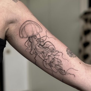 tatouage méduse