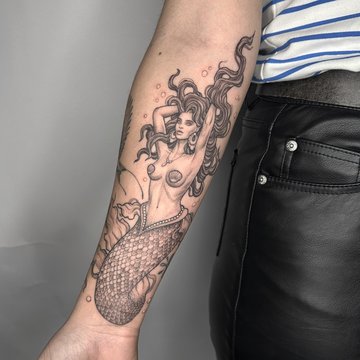 tatouage sirène