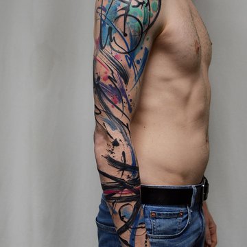 tatouages abstraits