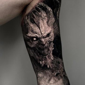 tatouage démon