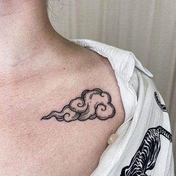 tatouage nuage