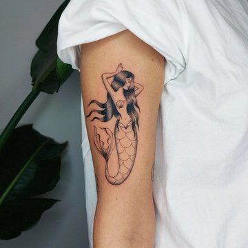tatouage sirène