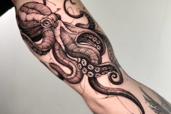 tatouage pieuvre