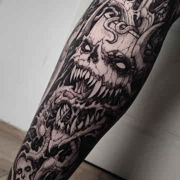 tatouage démon