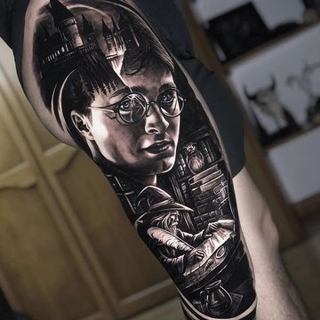 tatouage Harry Potter