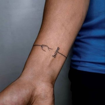 tatouages au poignet