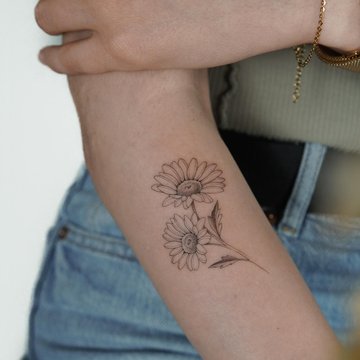 tatouage marguerite