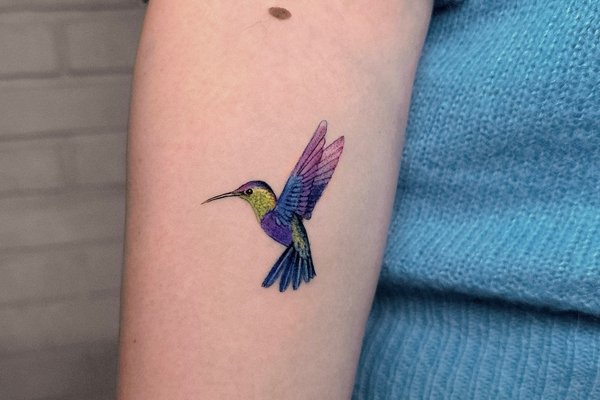 tatouage de colibri