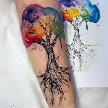 tatouage arbre de vie