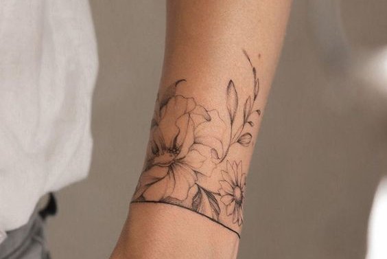 tatouages au poignet