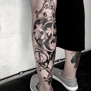 tatouage baroque