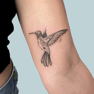 tatouage de colibri
