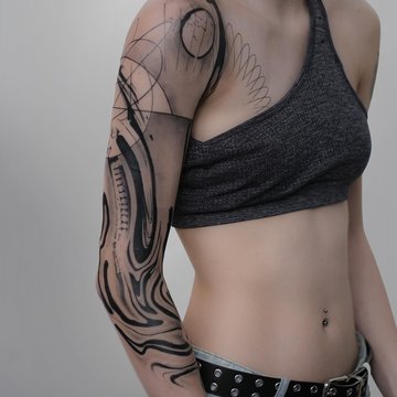 tatouages abstraits