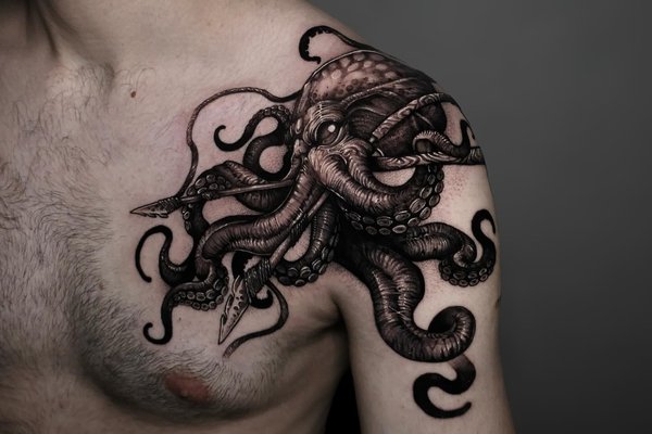 tatouage pieuvre