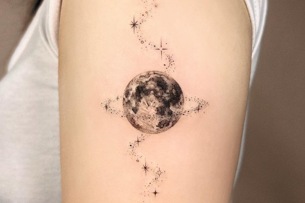 tatouage planète