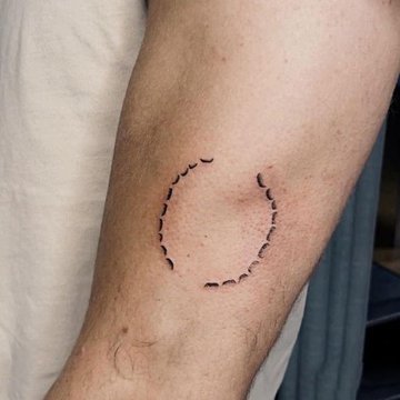 tatouage morsure