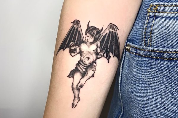 tatouage démon