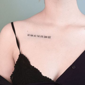 tatouages clavicule