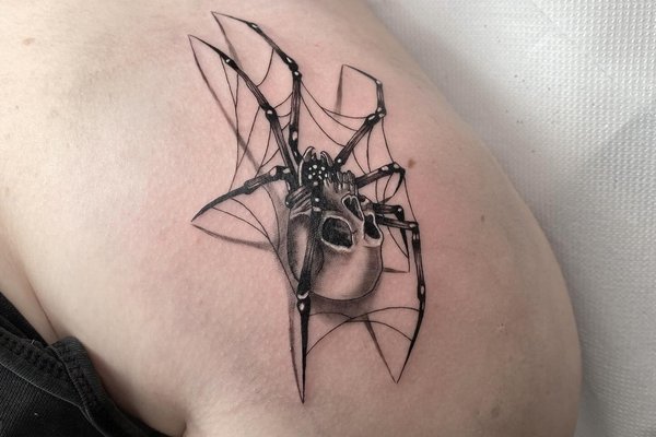 tatouage araignée