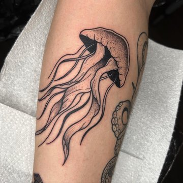 tatouage méduse
