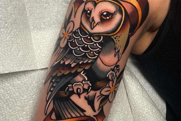 tatouage chouette