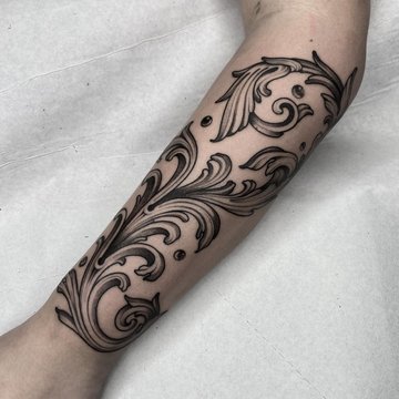tatouage baroque