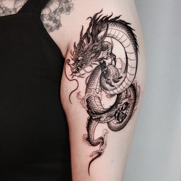 tatouage dragon