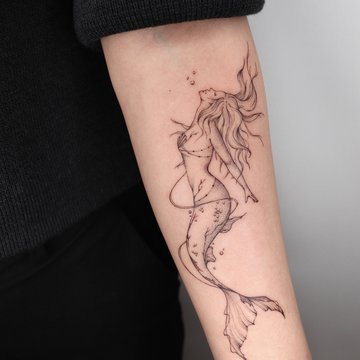 tatouage sirène