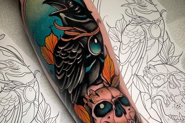 tatouages neo traditional