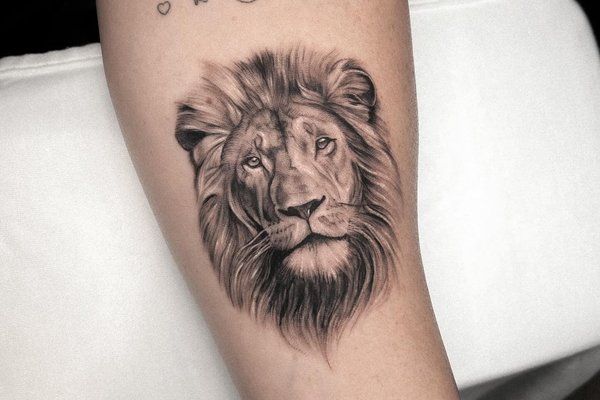 tatouage lion