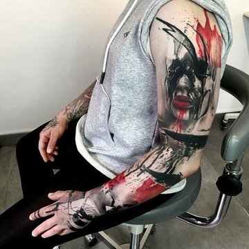 Tatouages Trash Polka