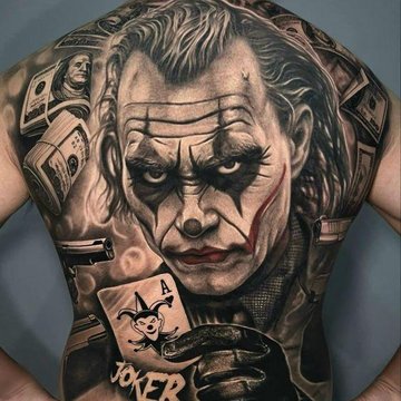 tatouage dos homme