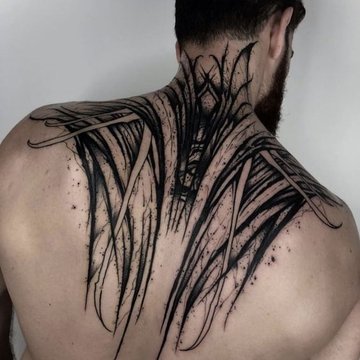 tatouage dos homme