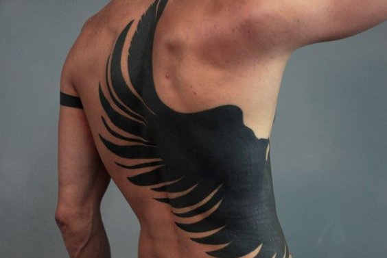 tatouage dos homme