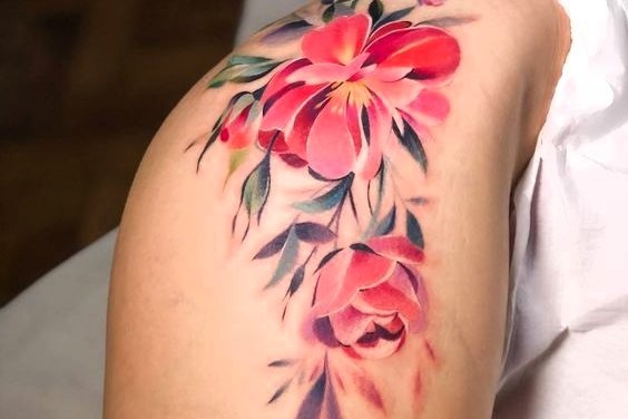 tatouage femme cuisse