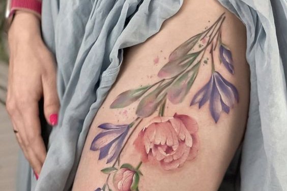 tatouage femme cuisse