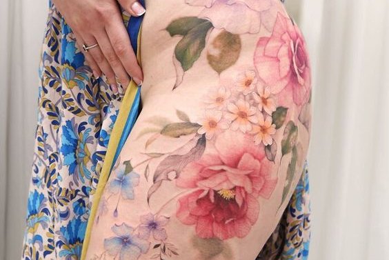 tatouage femme cuisse
