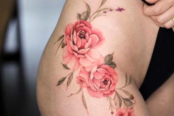 tatouage femme cuisse