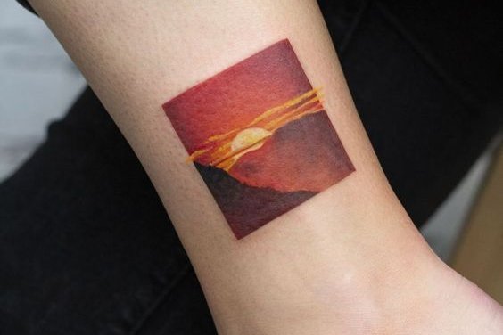 tatouage femme cheville