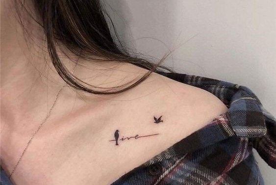 tatouages clavicule