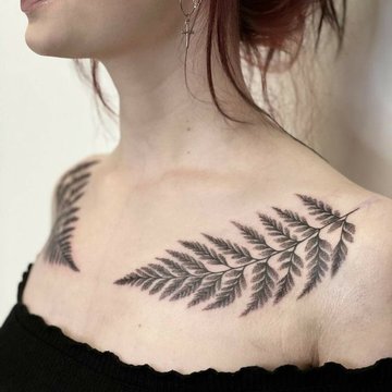 tatouages clavicule