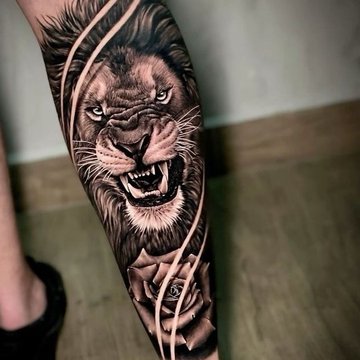 tatouage homme mollet