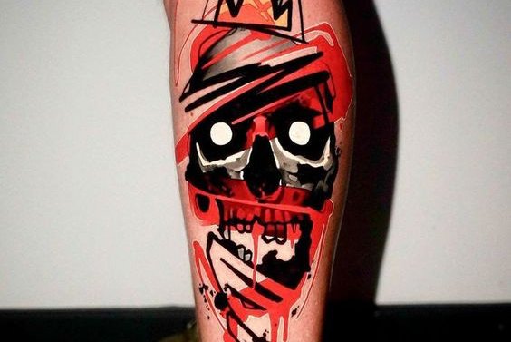tatouage homme mollet